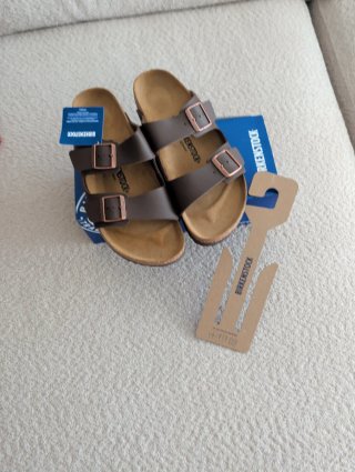Sandalias Birkenstock Marrones Cuero Talla 45