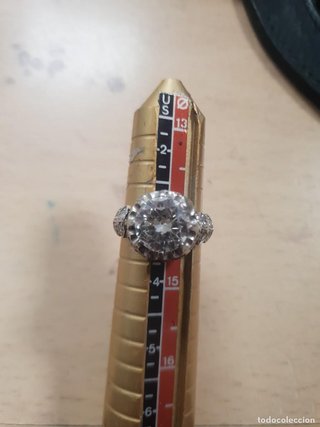 Anillo Platino Brillante 2 Quilates