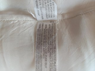 Falda blanco roto Massimo Dutti