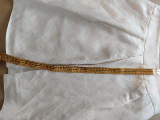 Falda blanco roto Massimo Dutti