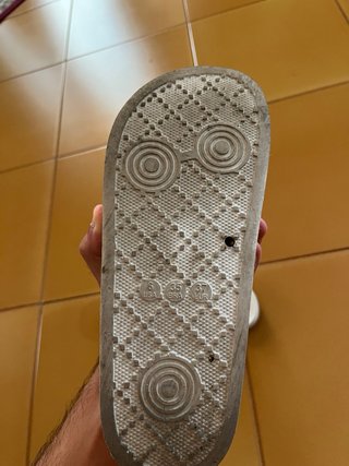 Ciabatte ORO EUROPA con strass bianche