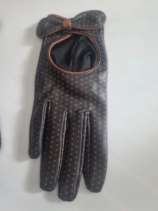 Guantes Salvador Bachiller Piel Mujer Marrón.