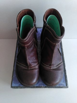 Botines Piel Marrón Laura Azaña Talla 38