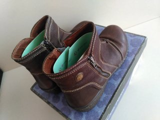 Botines Piel Marrón Laura Azaña Talla 38
