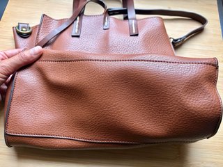 Borsa Manila Grace marrone con pochette