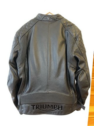 Chaqueta Cuero Triumph XL Protecciones D3O