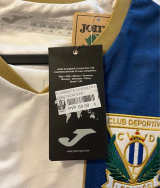 Camiseta CD Leganés Cruz 11 Joma 23/24 Oficial