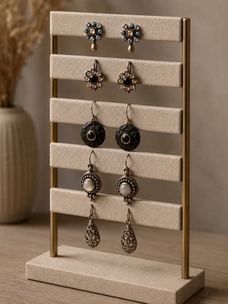 Pendientes de plata con piedras