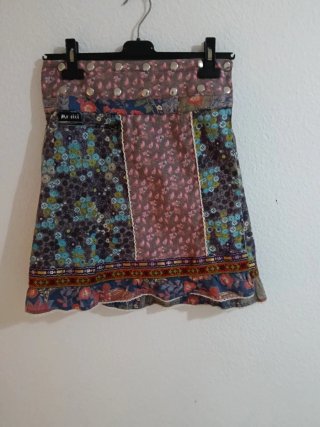 Falda corta  Moshiki multicolor
