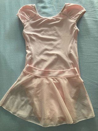 Chaqueta ballet rosa 8/9 años, maillot y falda.