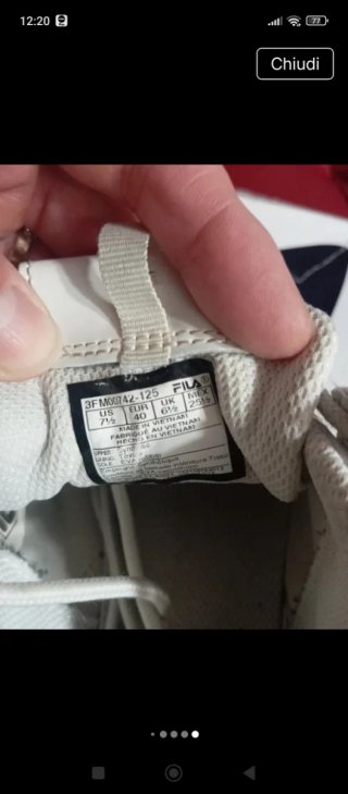Scarpe Fila bianche
