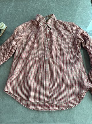 Camisa Thomas Burberry Cuadros Rojo Beige. Leñador