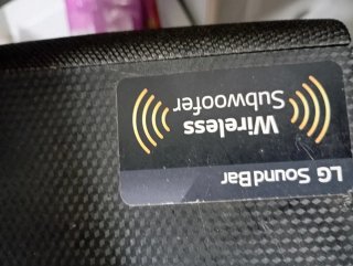 Subwoofer LG Negro