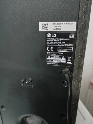 Subwoofer LG Negro
