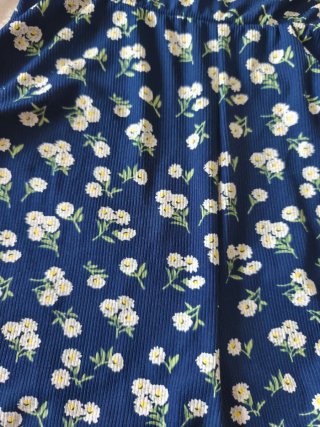 Mono Corto Soleia Floral Azul Marino