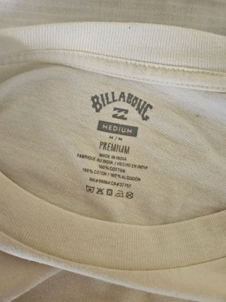 Camiseta Billabong Manga Larga Blanca Talla M
