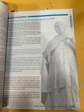 Historia de la filosofía, 2 Bachillerato