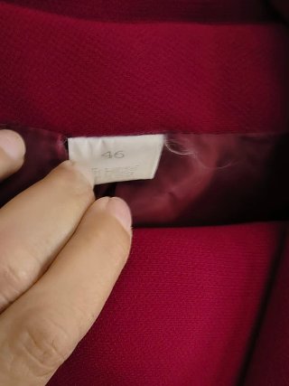 Traje chaqueta y pantalón burdeos
