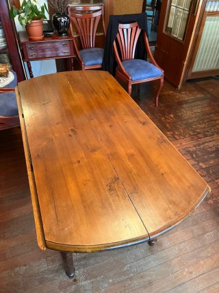 Mesa de roble extensible