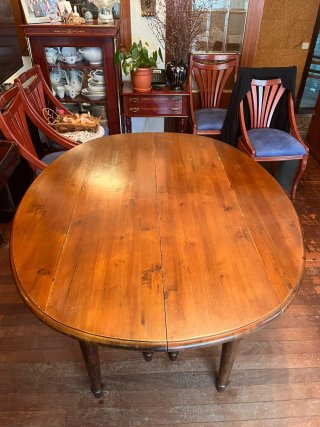 Mesa de roble extensible