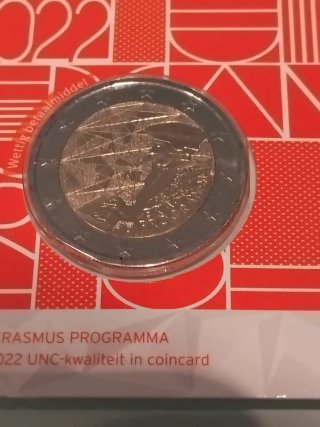 2 euros 2022 Países Bajos Erasmus