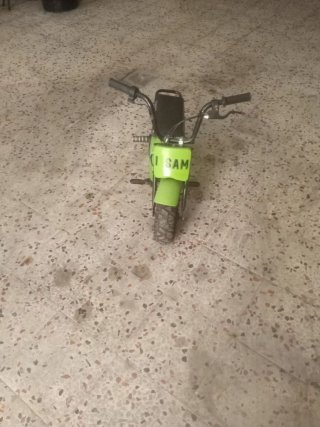 Moto Eléctrica Infantil Neón Verde