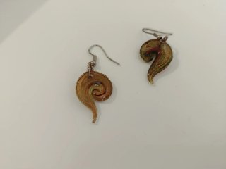 Conjunto Murano Colgante y Pendientes Nuevo