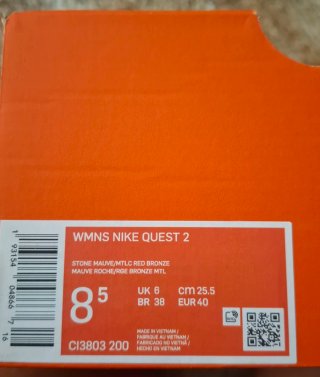 Scarpe Nike Quest 2 Donna Tg. 40 Rosa/Oro