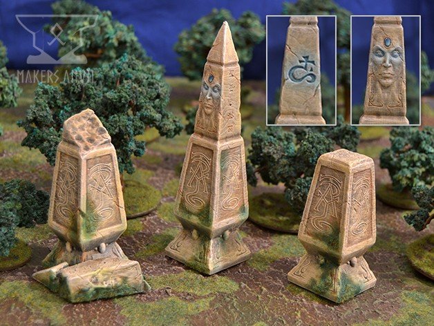 Piedras del camino - Altos Elfos - Escenografía