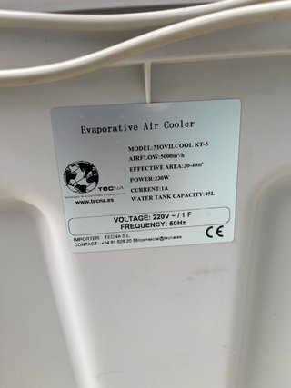 Climatizador evaporativo profesional 5000 m³/h – 4