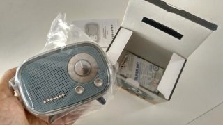 Altavoz Bluetooth Crosley Vintage Azul