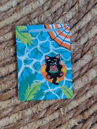 Pacchetto di carte mtg fatte a mano di gatti