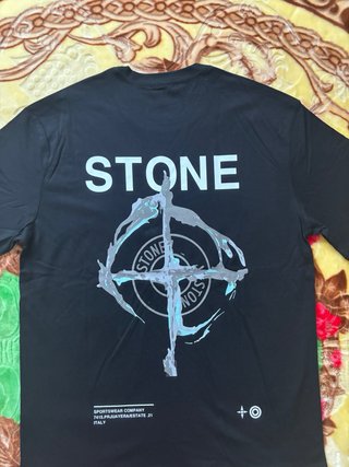 Camiseta Stone Island Negra Talla L