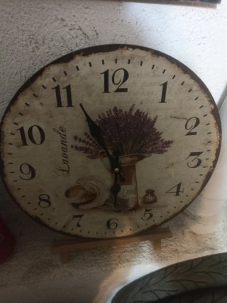 Reloj de pared decorativo Lavande