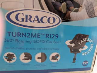 Seggiolino auto girevole 360°