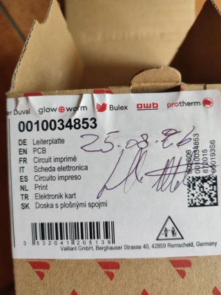 Scheda elettronica Hermann Saunier non funzionante