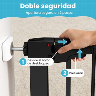 Barrera seguridad 68–73 cm sin taladrar