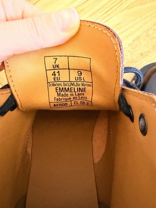 Botas Dr. Martens Piel Burdeos