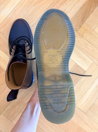 Botas Dr. Martens Piel Burdeos