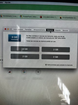 iMac 21.5 (2009) 8GB RAM + Ratón Apple