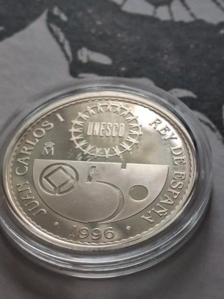 Moneda Plata Merida 2000 Ptas Patrimonio Mundial