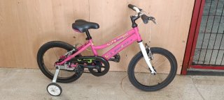 Bicicleta Infantil 16 Rosa Biocycle Butterfly