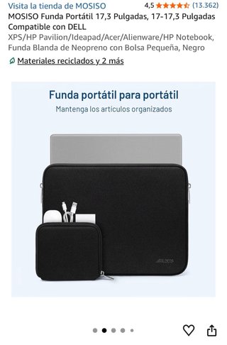 Custodia per laptop MOSISO 17-17,3" + custodia