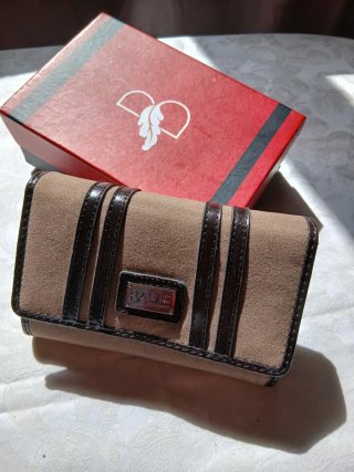 Portafoglio Basile Beige e Marrone