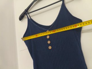 Mono corto azul de tirantes