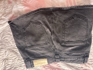 Falda pantalón Stradivarius gris