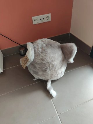Peluche elefante suave