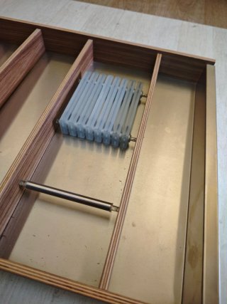 Organizador cubertero madera y acero