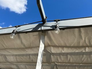Pérgola de jardin de jardín de aluminio