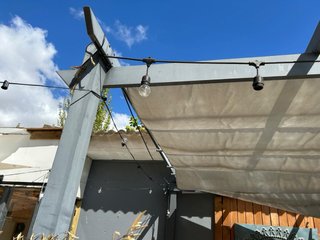 Pérgola de jardin de jardín de aluminio